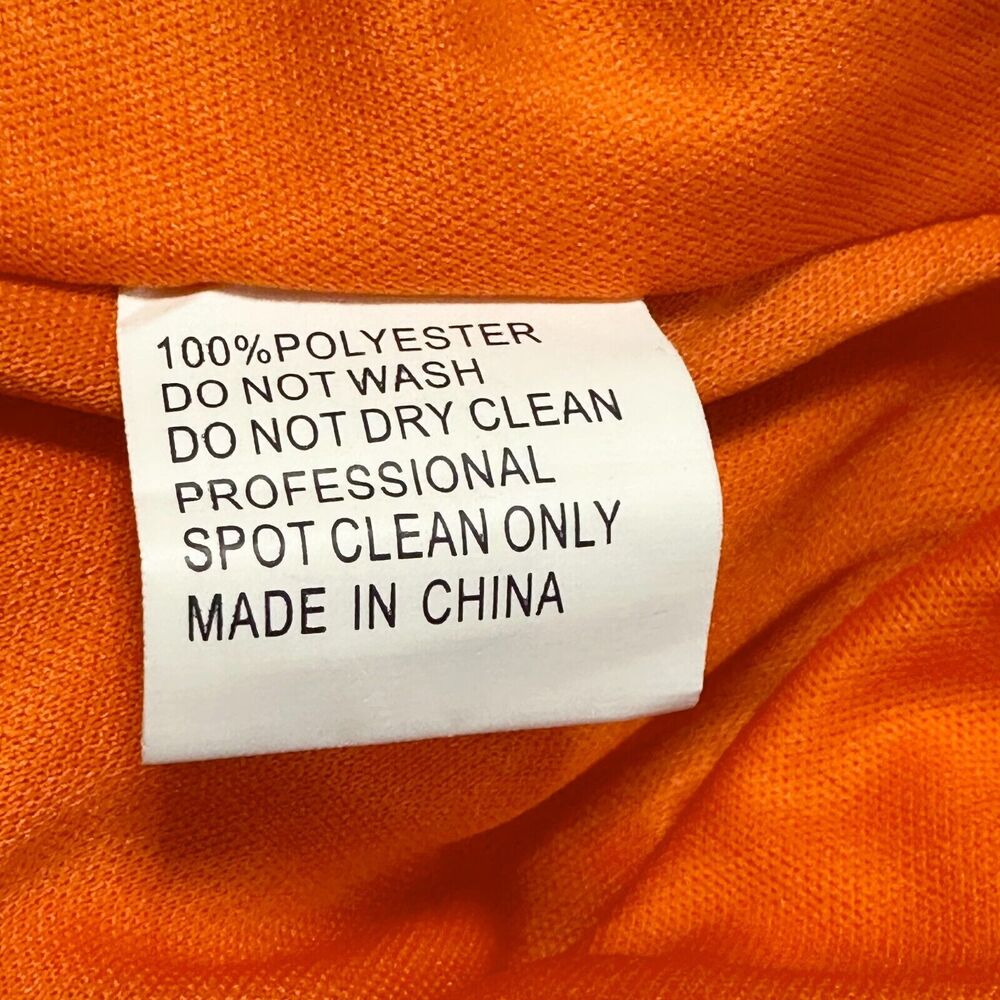NEW Mac Duggal Ieena One Shoulder Bishop Sleeve Gown Spice Orange Pockets Sz 12 - Picture 13 of 14